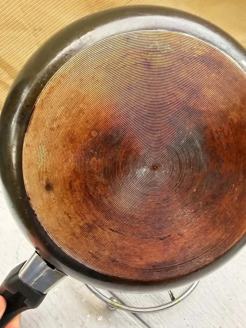 Ballarini Granitium Nonstick Fry Pan Used-Good and pan holder